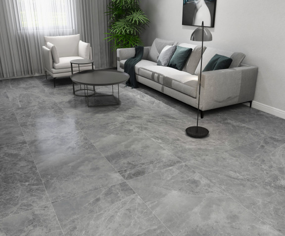 Mármol Tundra Grey Pulido Brillante 40.6x61 cm