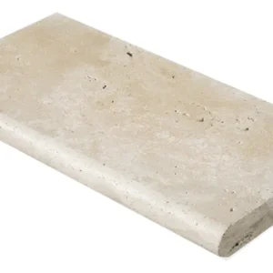 Borde Mármol Travertino Turco Rústico 33 x 61 x 3 cm