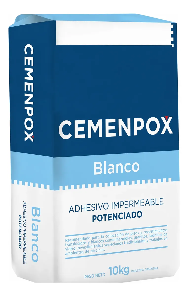Pegamento Cemenpox Blanco 25 kg