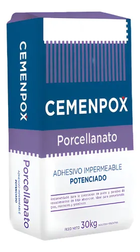 Pegamento Cemenpox Porcelanato 25 kg