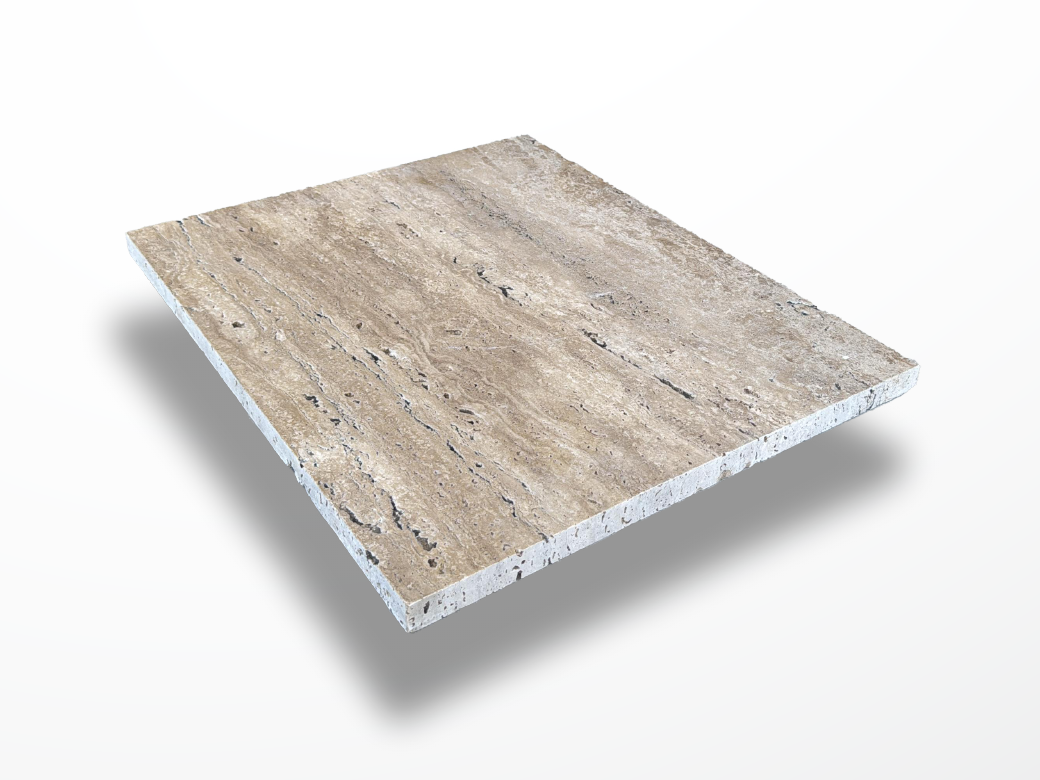 Travertino Vein Cut 40,6 cm x largo libre x 2 cm